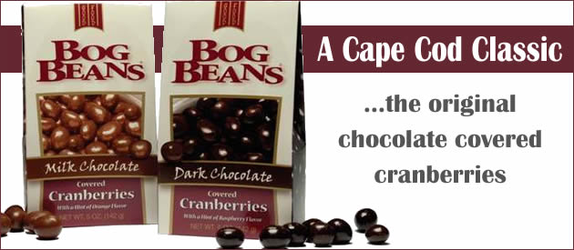 Chocolate Covered Cranberry Bog Beans from Cape Cod